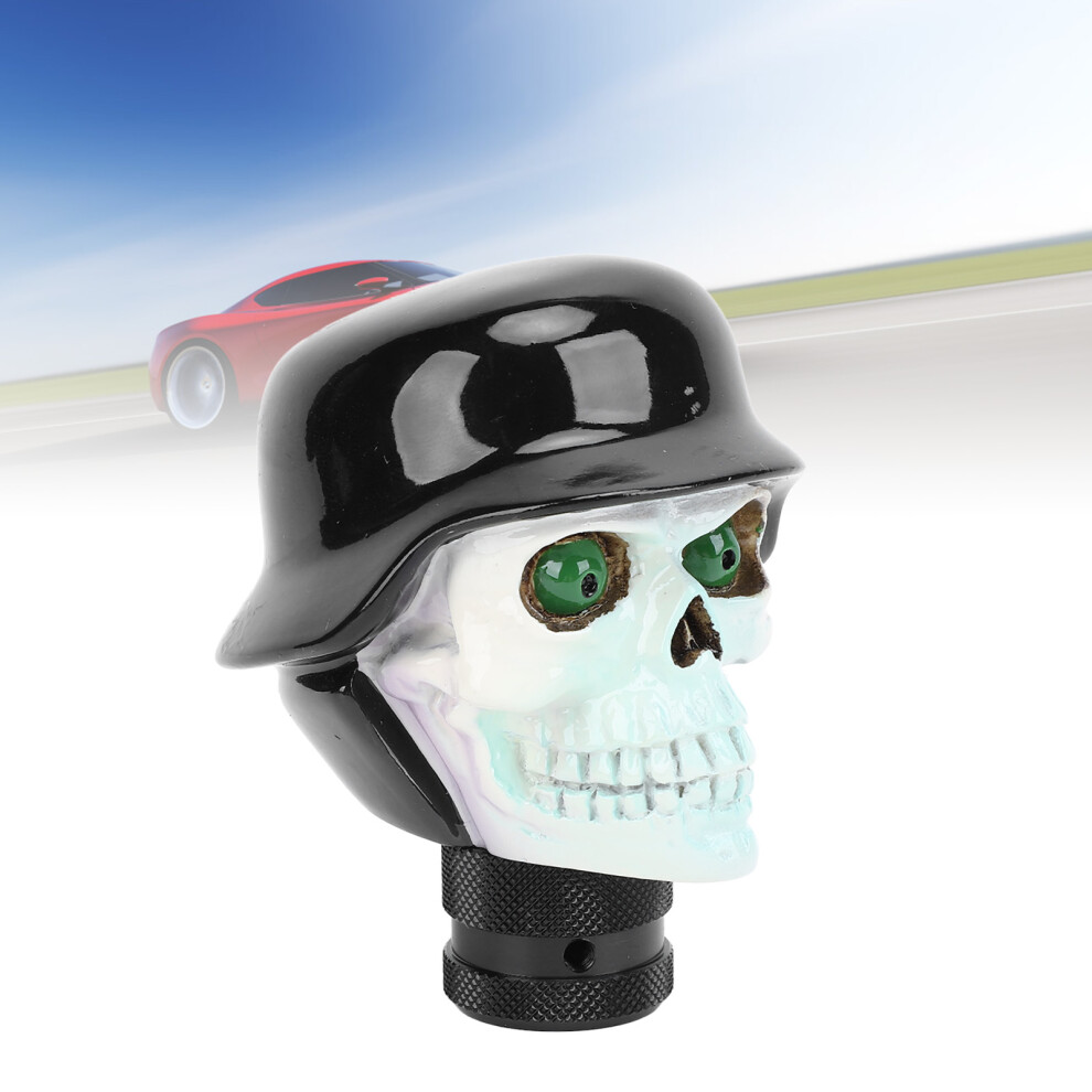 Resin Skull Gear Shift Knob 8Mm 10Mm 12Mm Fits Most Manual Cars Black 4981334616708