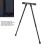 Pata de mesa plegable de aluminio 36-59cm ajustable 4