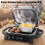 OG701 4 qt Edelstahl-Grillkorb, Silber 6