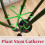Set de 4 porte-tiges : 5,8/7,7/11,7/13,5 cm vert 13