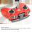 Sangles de coque en silicone rouge pour télécommande Avata 1/2 FPV 8