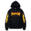 (Black,M)Plus Size Thrasher Vlamprint Pullover Hoodie Casual Koppel Sweater Unisex 1