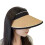 Casquette de baseball Empty Top à visière large, taille unique, kaki. 11