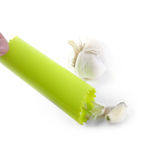 Rouleau épluche-ail en silicone vert, 13  3,5 cm, 20 g