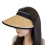 Casquette de baseball Empty Top à visière large, taille unique, kaki. 1