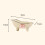 Mini-Bow-Tie-Seifenhalter aus Kunststoff, Silber 2