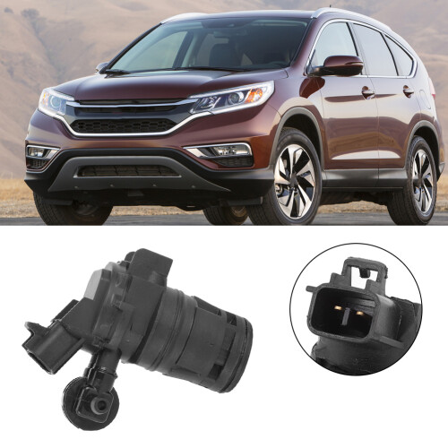 Windshield Washer Pump for Honda CR-V 2007-2016 Black Plastic 2