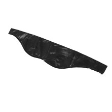 Traditionelle Faux-Leder-Bogenhandtasche für Recurve- & Langbögen – Schwarz