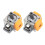 2 pezzi di modulo joystick con sensore analogico 3D e effetto Hall 13