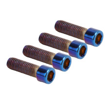 Blu bruciato M8x32mm bullone per manubrio 4 pezzi GT200