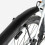 Parafango per bicicletta da strada 700C, regolabile, PP+Al 12