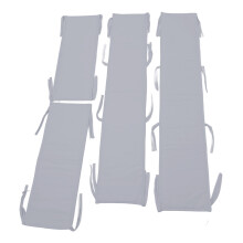 4pcs Gray Padded Baby Bumpers for Full Size Cribs - Safety Protection