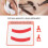 Pad separatore per extension ciglia in silicone rosso 5