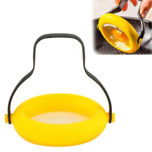 Anello per uova in silicone rotondo con manico 10x10 cm