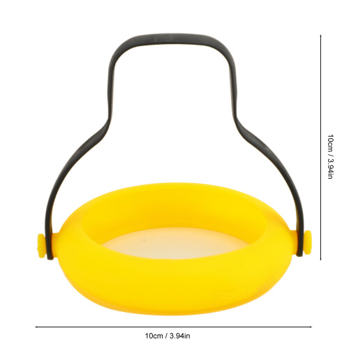 Anello per uova in silicone rotondo con manico 10x10 cm 1