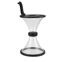 Tirelire transparente en forme de cercle