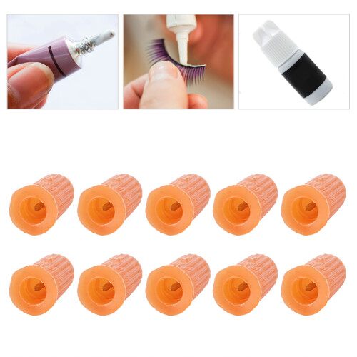 Lash Extension Tools 10pcs Glue Bottle Plug Needles for Precision Application 2