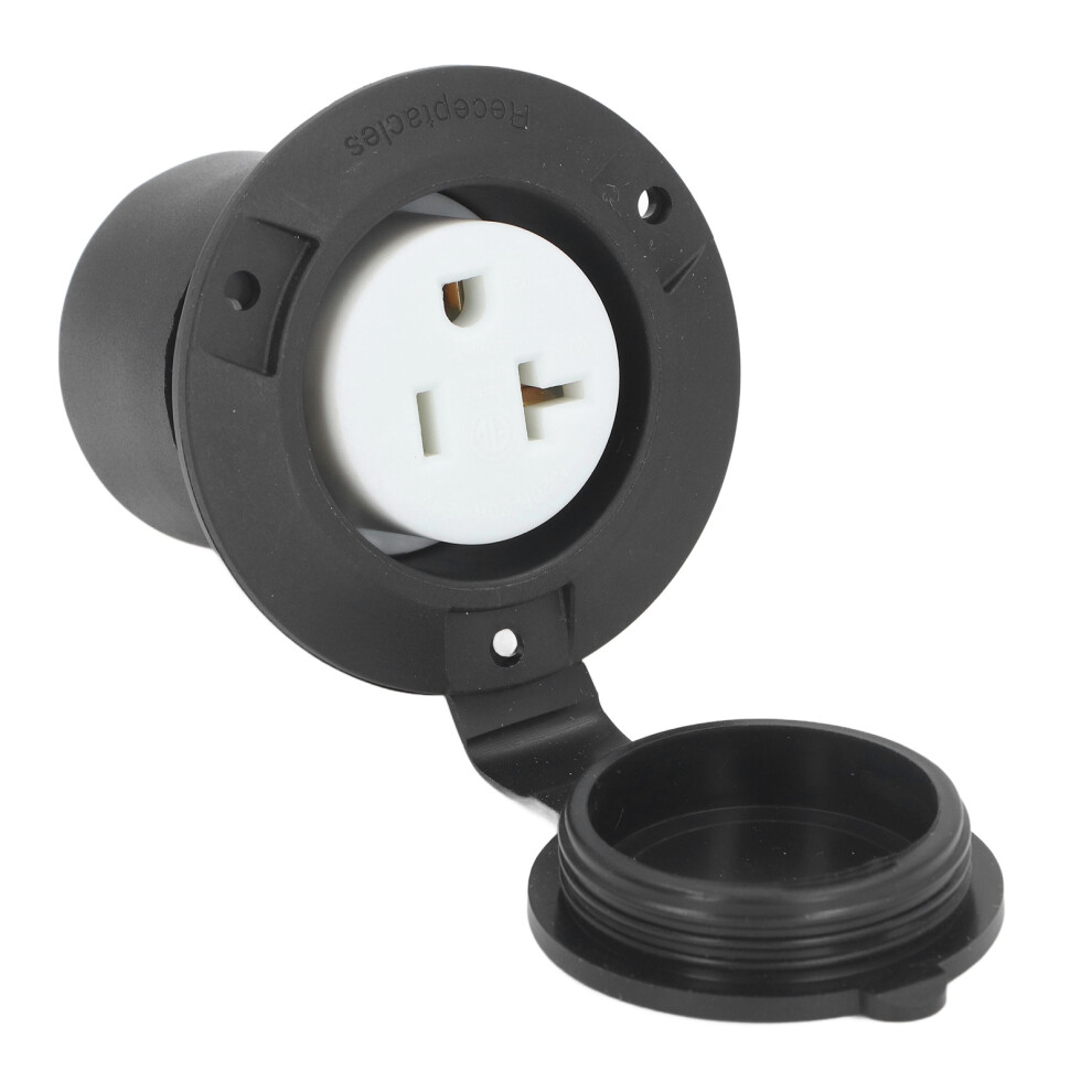 Robust Straight Blade Socket: 125V 20A With Uv & Impact Resistance 4691334629355