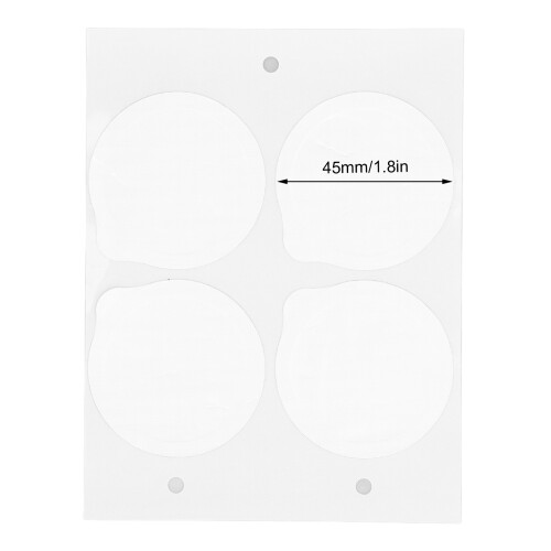 Coperchi sigilli in alluminio per capsule di caffè 45 mm 120 pezzi argento 1