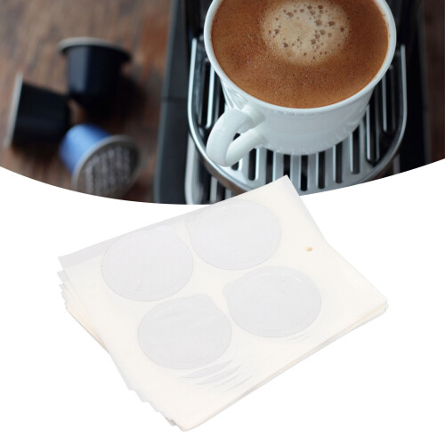 Coperchi sigilli in alluminio per capsule di caffè 45 mm 120 pezzi argento