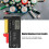 BT-168 PRO Batterijcapaciteitstester Digitale Checker Plastic Draagbare Cel voor AA 1.5V 9V 4