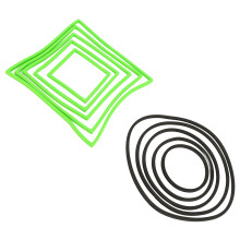 Corral para plantas de acuario, 10 piezas, Negro/Verde, 8-20 cm