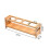 Bamboo Oil Bottle Rack with 4 Slots, Space-Saving Kitchen Organizer 2