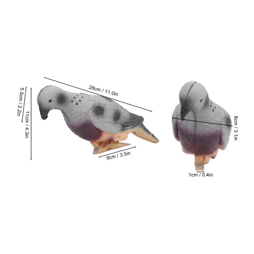 Hochwertiges 3D Taubenbogen-Target – Leichtes und tragbares Design 1