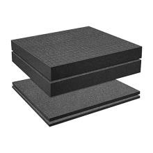 Grid Foam Cube-Schuim, 2 Stuks 400x300x50mm / 2 400x300x10mm, Gereedschapskist Camerakoffer Schuim, Inzetstuk, Gereedschap