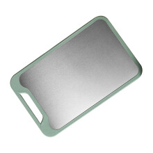 304 Steel Double Sided Cutting Board for Kitchen 40x30cm Green