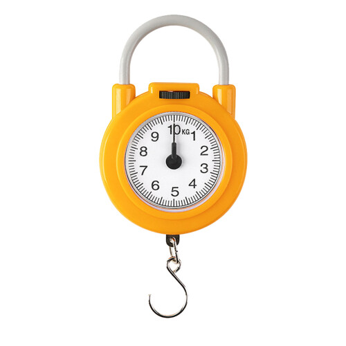 Bilancia a molla portatile 22 libbre giallo 80 g 0,2 libbre acc 2