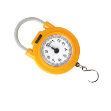 Bilancia a molla portatile 22 libbre giallo 80 g 0,2 libbre acc