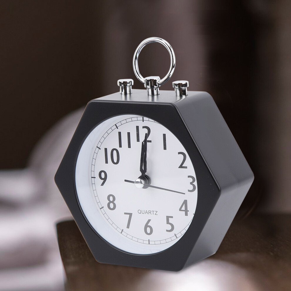 Silent Alarm Wake Up Clock For Kids Digital Timer Black