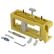 Dima per cerniere per porte, mortasa, kit di installazione, modello per fresatrice per cerniere da 3 a 5 pollici
