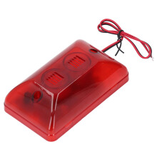 Allarme sonoro, luce stroboscopica, sirena 115dB 500mA DC12V
