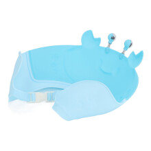 Cappellino da doccia 3D per bambini a forma di granchio - Regolabile, taglia unica, Blu