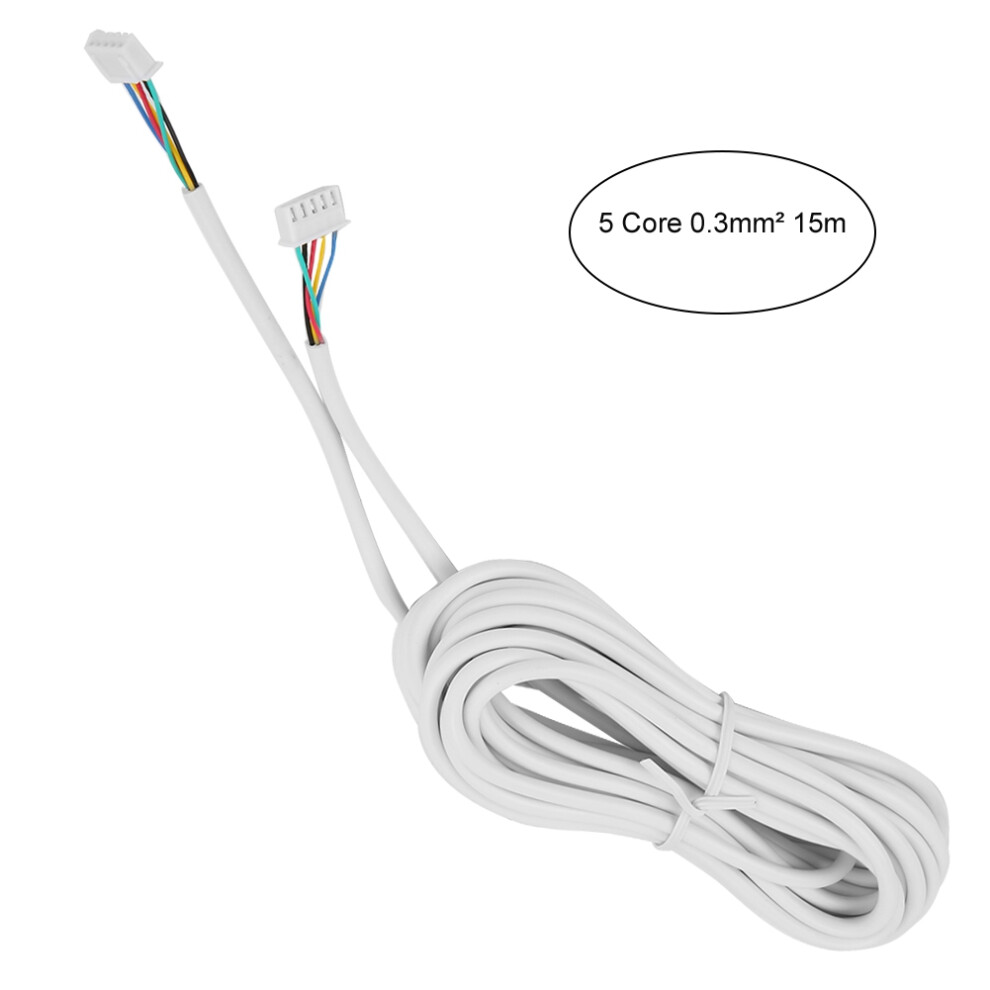 Reliable 5-Core 0.3Mm Copper Cable With Connectors For Intercom Systems 4621334648629