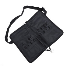 Bolsa de brochas de maquillaje PU 13.39x10.63in, 23 bolsillos