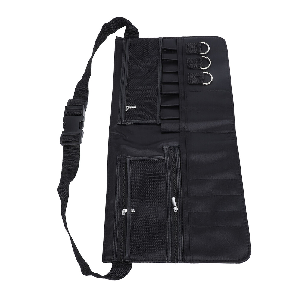 Adjustable Makeup Brush Belt Bag Multi Pocket Large Capacity Cosmetic Organizer