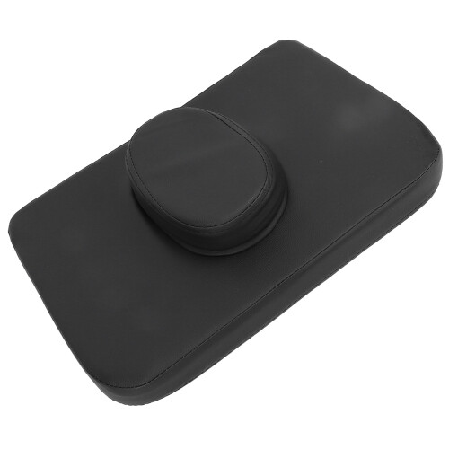 Universal PU Leather Massage Face Pillow for Spa Bed, Black