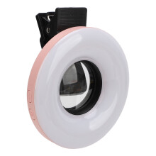 Objectif macro 15x rose 37 mm USB 200 mAh avec clip