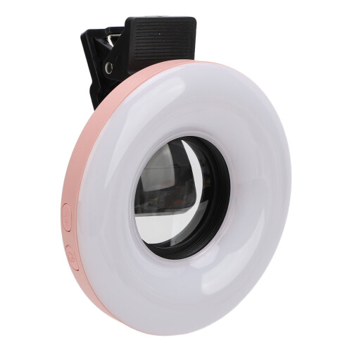 Objectif macro 15x rose 37 mm USB 200 mAh avec clip