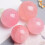 Sfera di quarzo rosa, 2 pollici 4