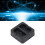 Hub de charge pour batterie à double port noir ABS micro USB 1