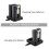Hub de charge pour batterie à double port noir ABS micro USB 5
