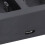 Hub de charge pour batterie à double port noir ABS micro USB 7