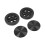 Lightweight Silent Luggage Caster Wheels, PVC/ABS Universal Replacement Rollers 7