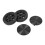 Lightweight Silent Luggage Caster Wheels, PVC/ABS Universal Replacement Rollers 9