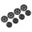 Lightweight Silent Luggage Caster Wheels, PVC/ABS Universal Replacement Rollers 14