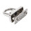 20 pezzi rivetti ad anello a D 12.5x19.5mm argento 360 10
